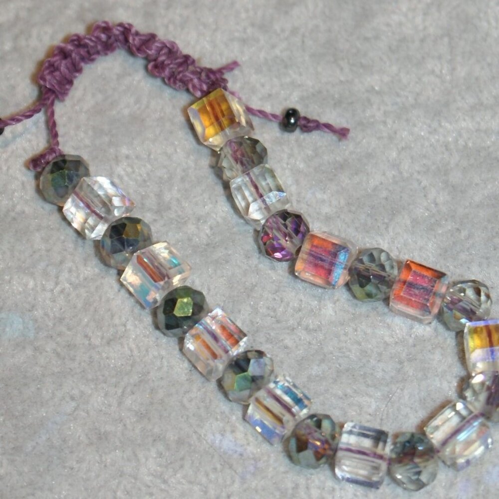 Adjustable cord bracelet BA-6-001